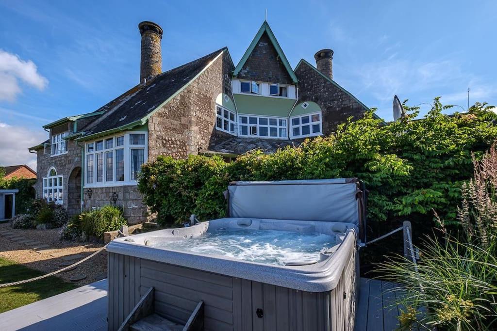Вілла The Beach House-Devon- On The Beach- Sleeps 20 Ексмут Екстер'єр фото